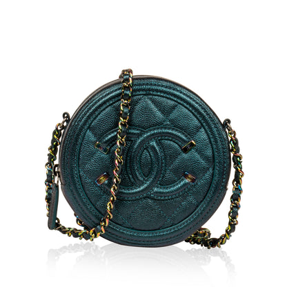 Chanel Iridescent Cc Crossbody