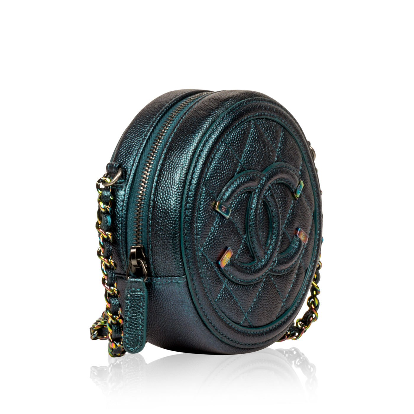 Chanel Iridescent Cc Crossbody