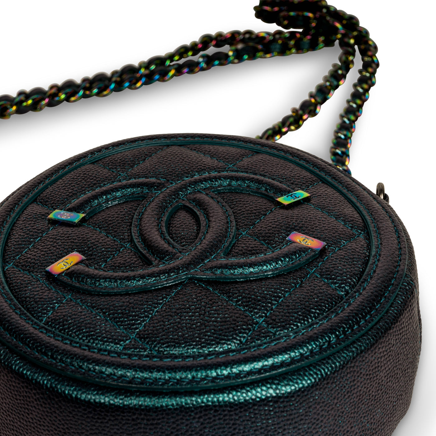 Chanel Iridescent Cc Crossbody