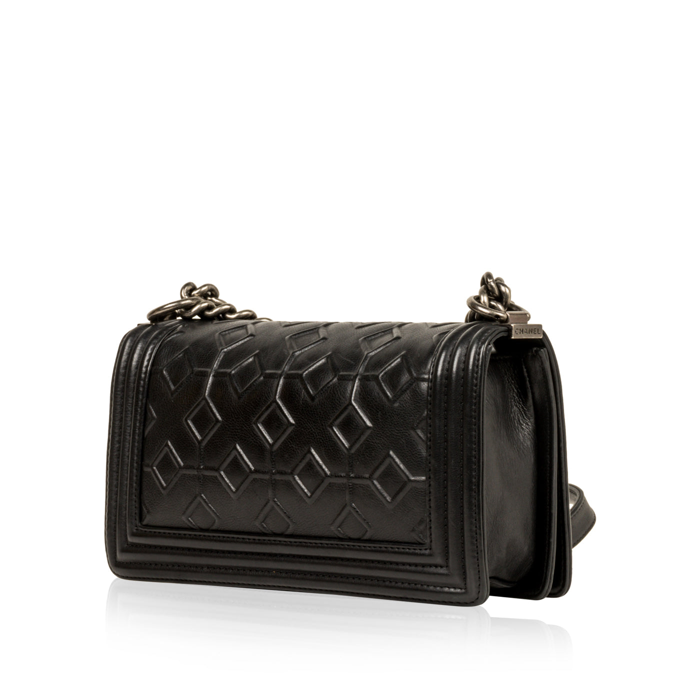 Chanel Boy Bag Leather Black Shoulder Bag Style 6
