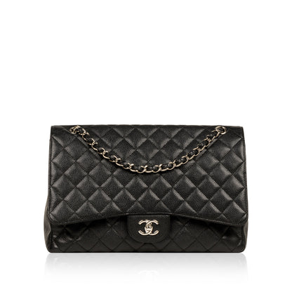 Chanel Classic Flap Caviar Black Shoulder Bag Style 58