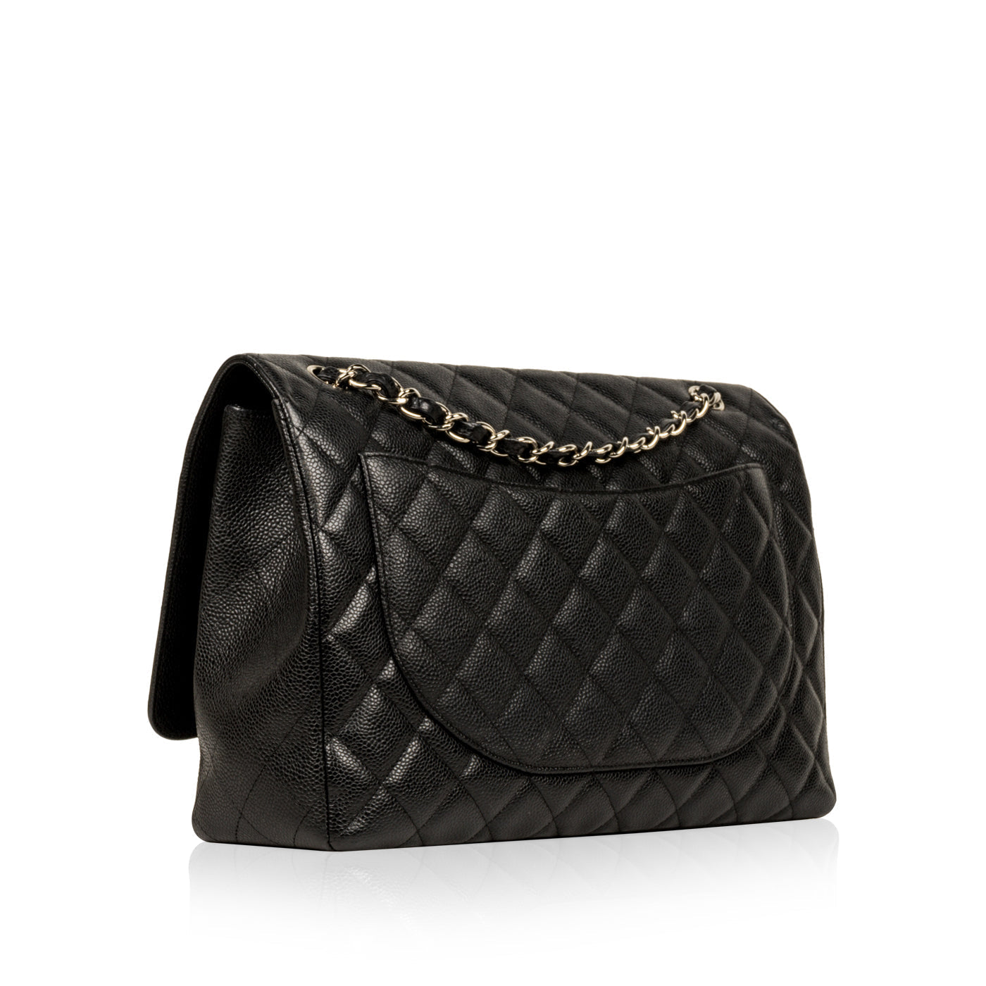 Chanel Classic Flap Caviar Black Shoulder Bag Style 58