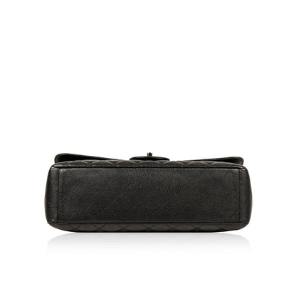 Chanel Classic Flap Caviar Black Shoulder Bag Style 58
