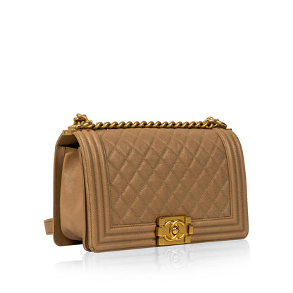 Chanel Boy Bag Caviar Black Shoulder Bag Style 13