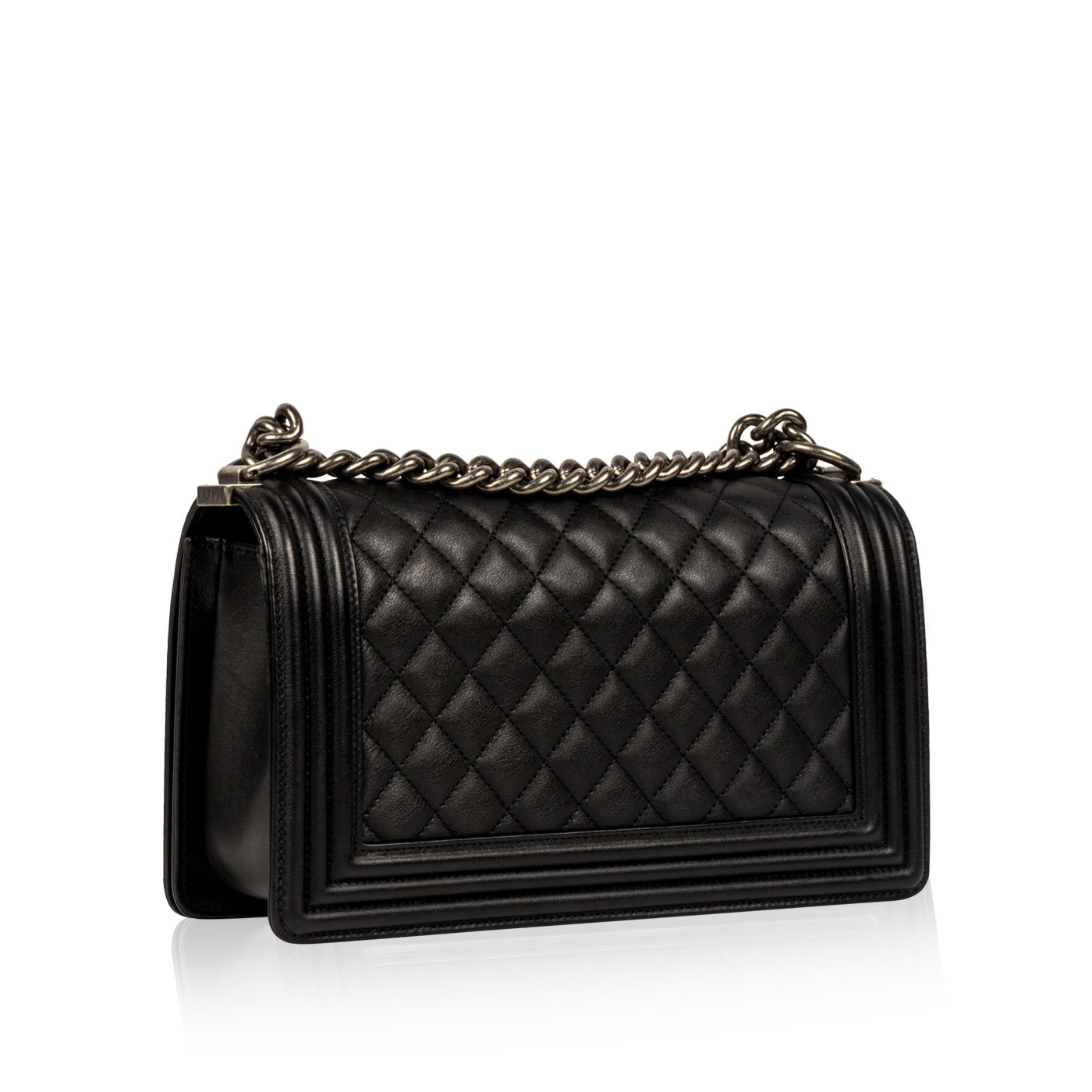 Chanel Boy Bag Caviar Black Shoulder Bag Style 7