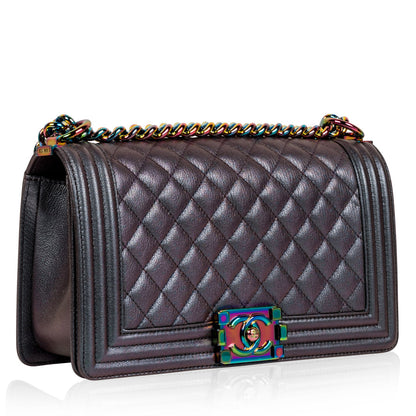 Chanel Boy Bag Leather Black Shoulder Bag Style 7