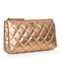 Chanel Timeless Quilted Black Clutch