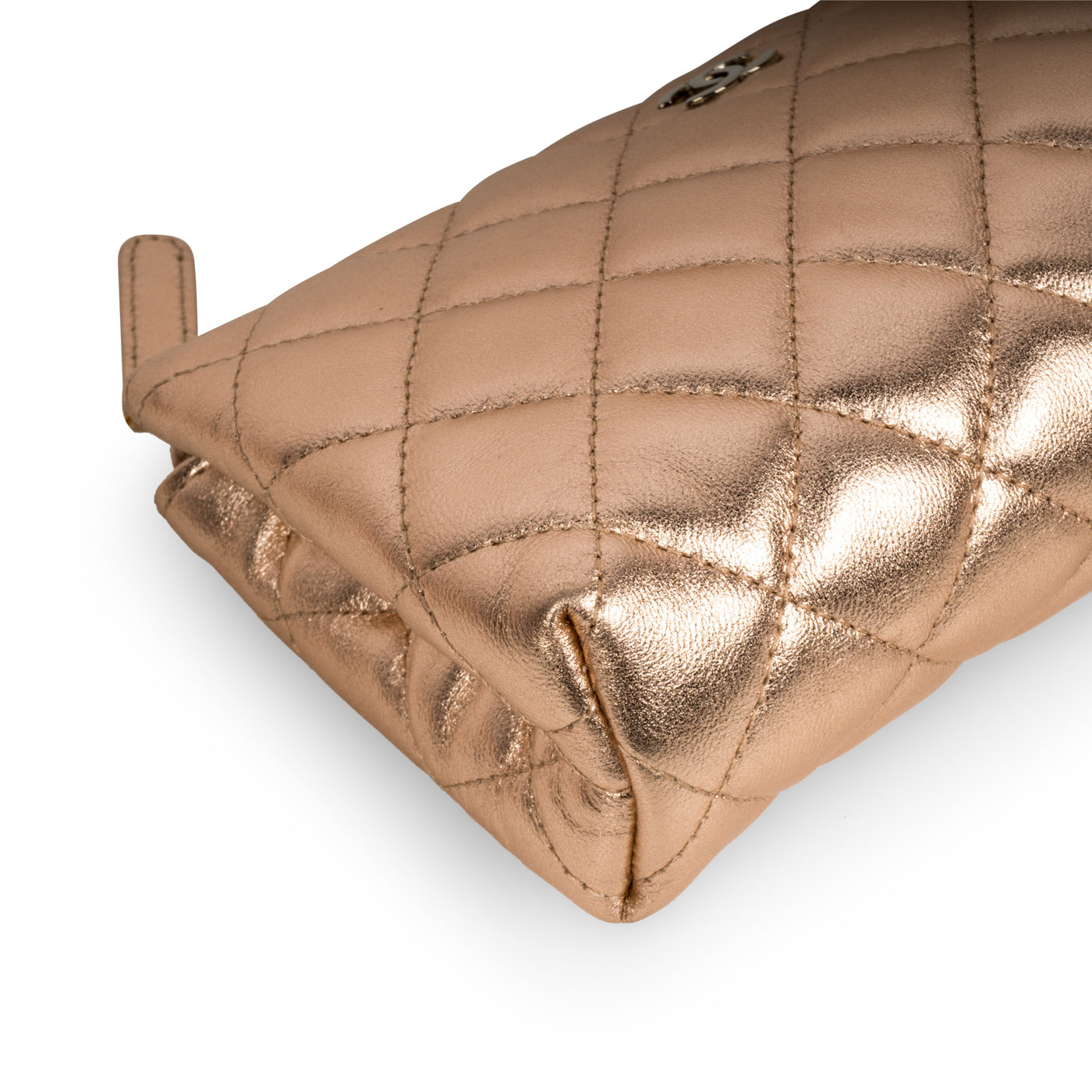 Chanel Timeless Quilted Black Clutch