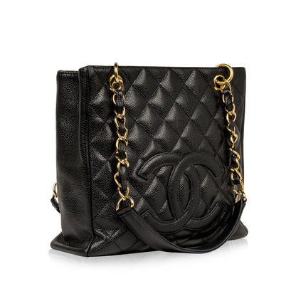 Chanel Timeless Caviar Black Tote Bag Style 53