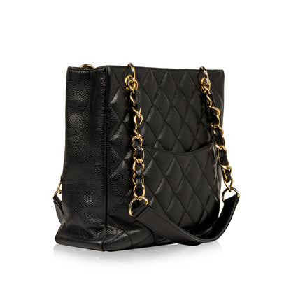 Chanel Timeless Caviar Black Tote Bag Style 53