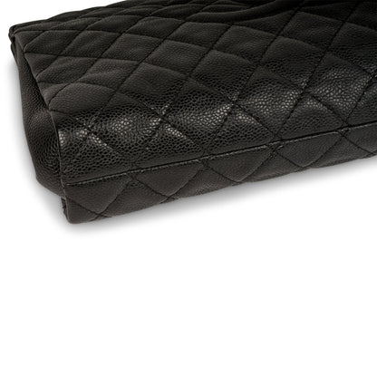 Chanel Timeless Caviar Black Clutch Caviar