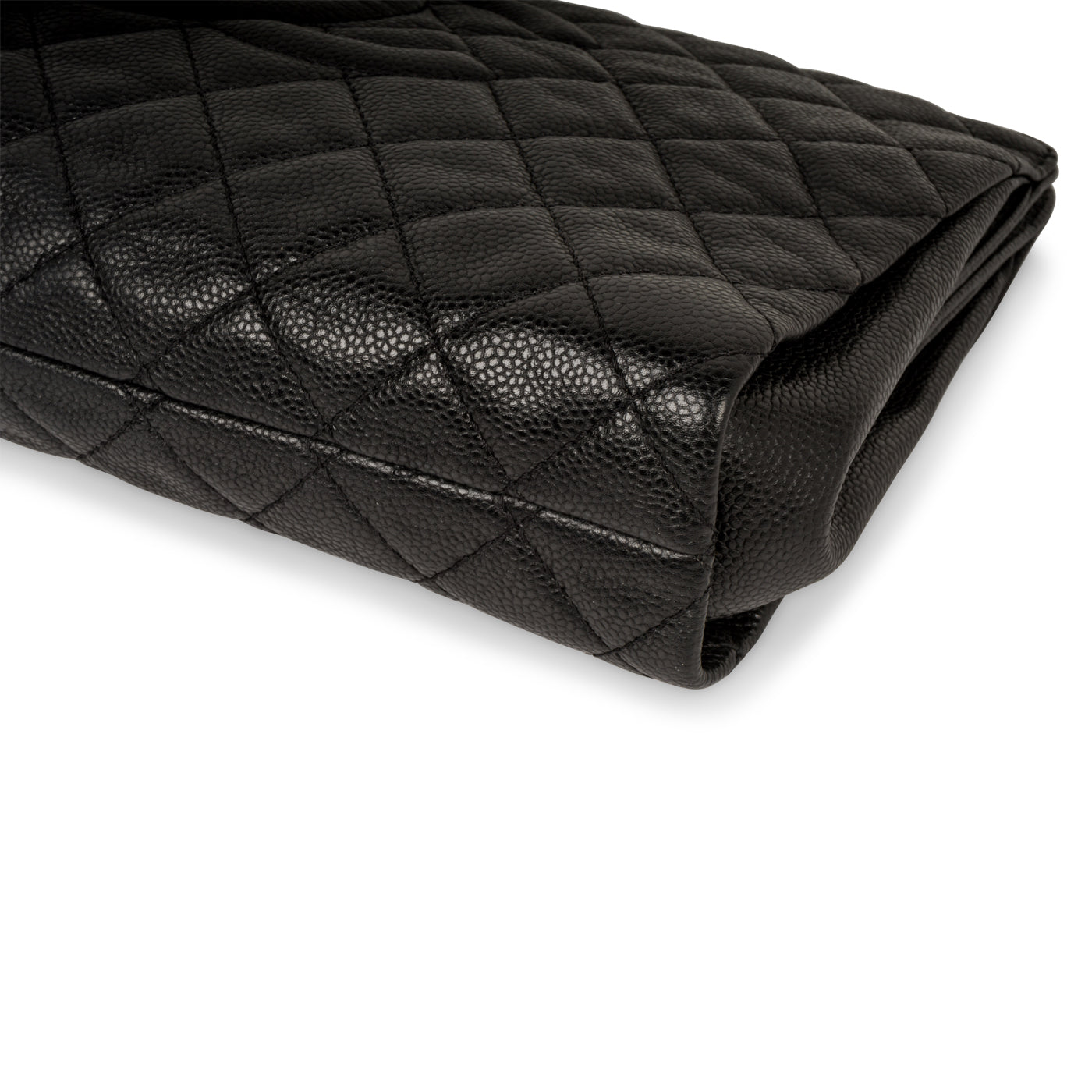 Chanel Timeless Caviar Black Clutch Caviar