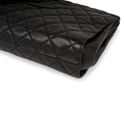 Chanel Timeless Caviar Black Clutch Caviar