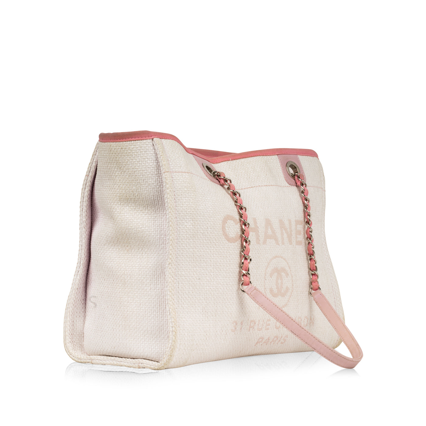 Chanel Cambon Tweed Silver Tote Bag Style 6