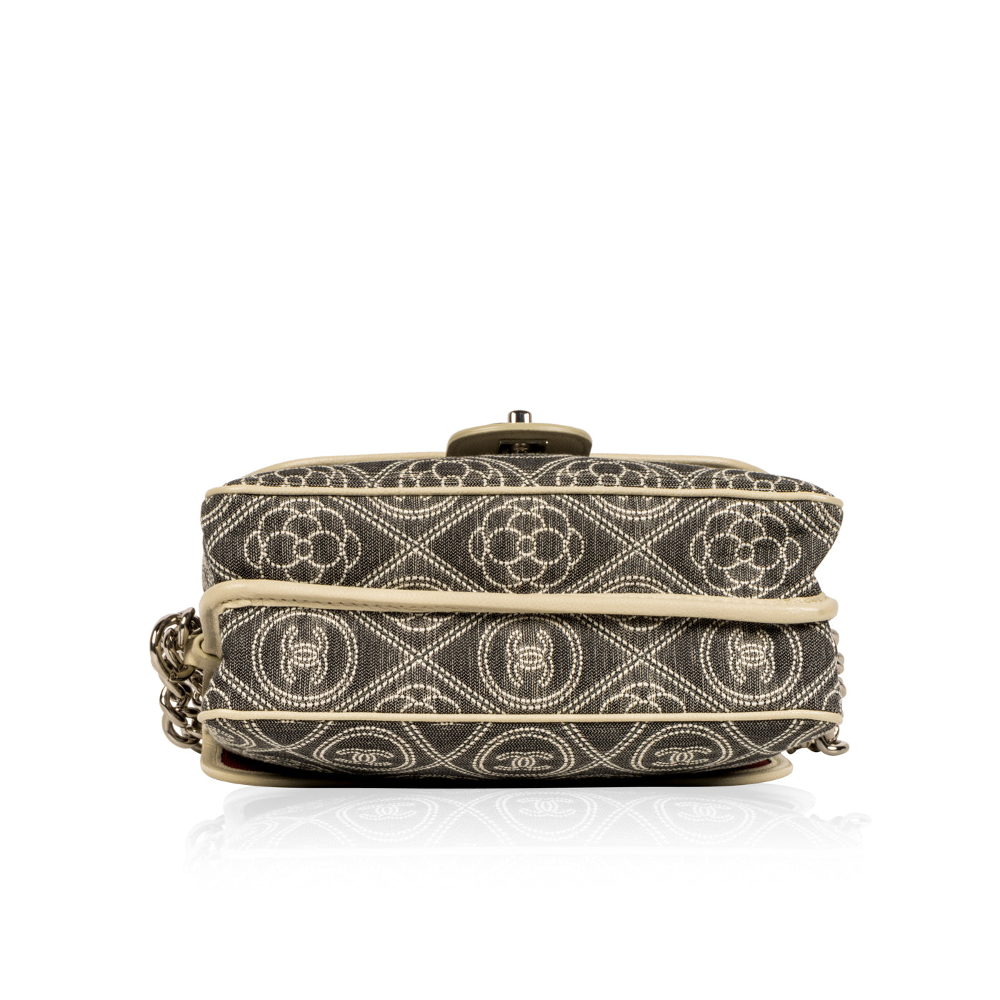 Chanel Camellia Fabric Double-Sided Bag
