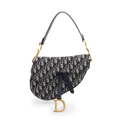 Christian Dior 2020 Oblique Medium Saddle Bag