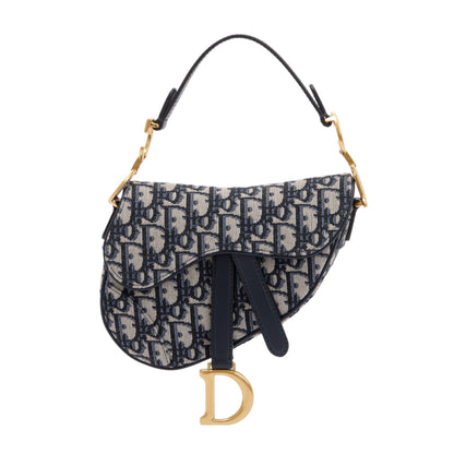 Christian Dior 2020 Oblique Mini Saddle Bag