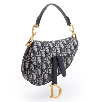 Christian Dior 2020 Oblique Mini Saddle Bag