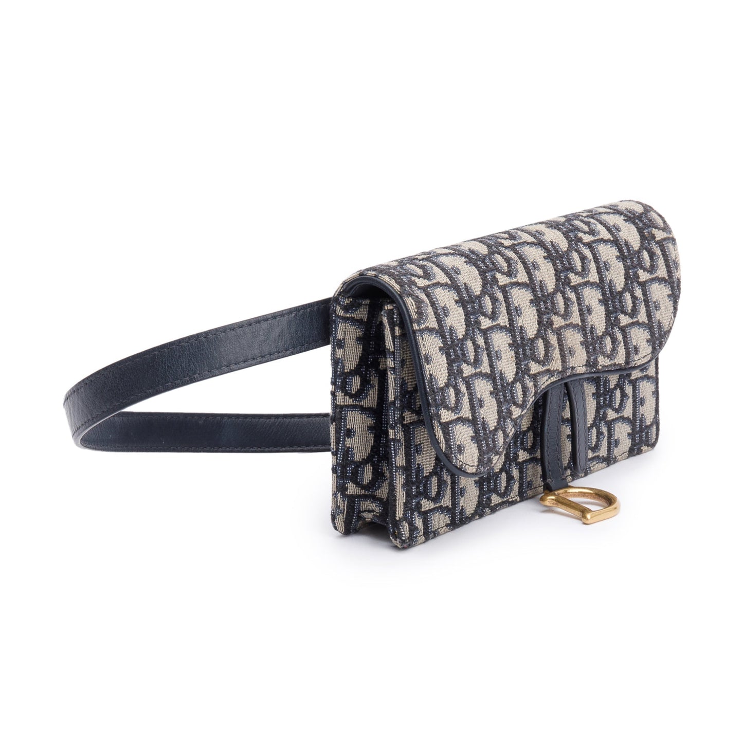 Christian Dior 2020 Oblique Saddle Belt Pouch