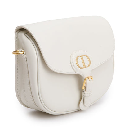 Christian Dior 2021 Latte Box Leather Medium Bobby Bag