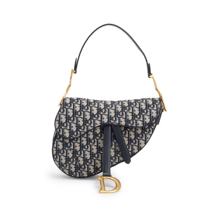 Christian Dior 2022 Oblique Medium Saddle Bag