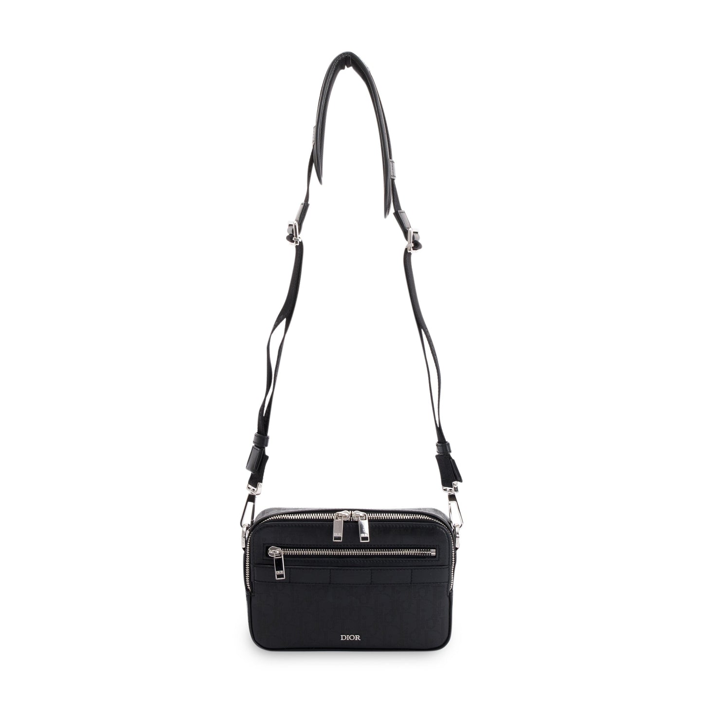 Christian Dior 2022 Safari Leather Messenger Bag