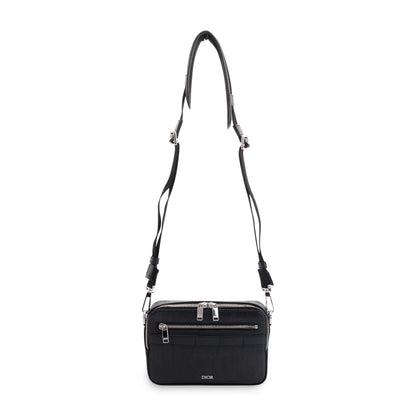 Christian Dior 2022 Safari Leather Messenger Bag