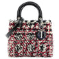 CHRISTIAN DIOR TWEED MEDIUM LADY DIOR BAG