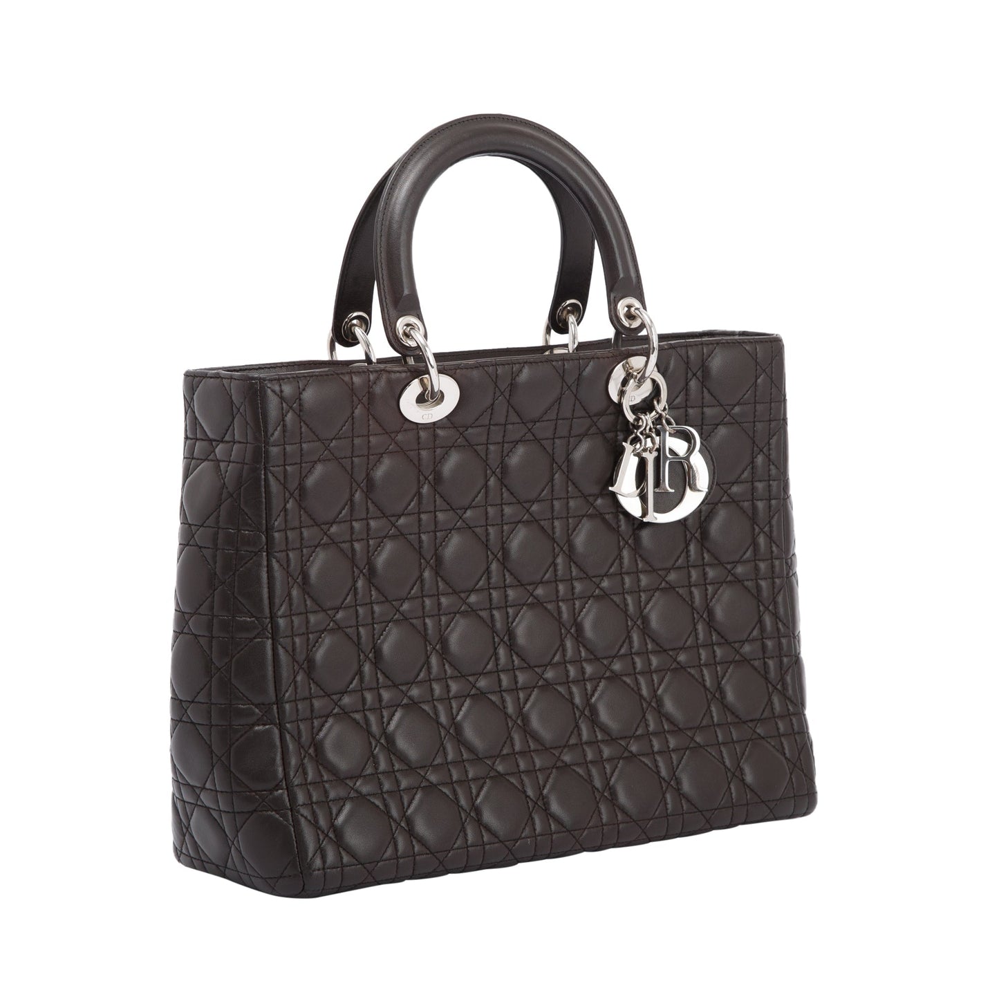 Christian Dior Large Leather Lady Dior Bag
