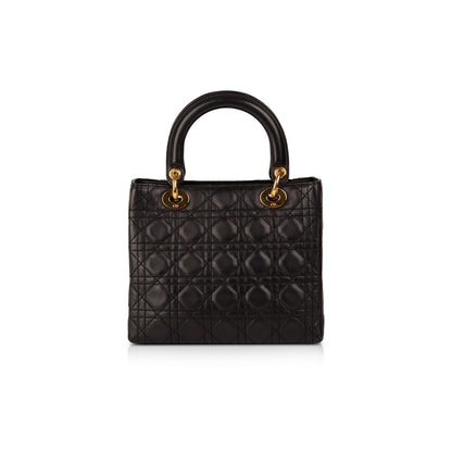 Christian Dior Medium Cannage Lambskin Lady Dior Bag