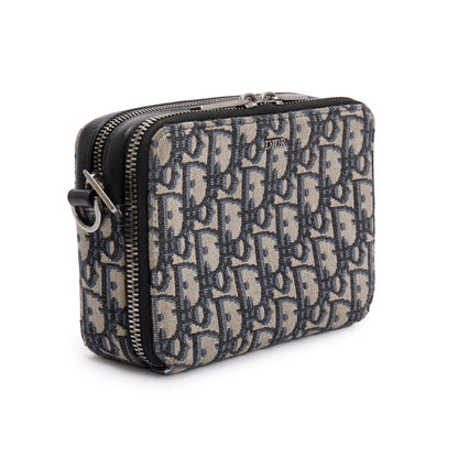 Christian Dior Men Oblique Crossbody Pouch