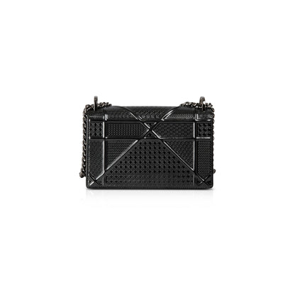 Christian Dior Metallic Microcannage Diorama Chain Bag