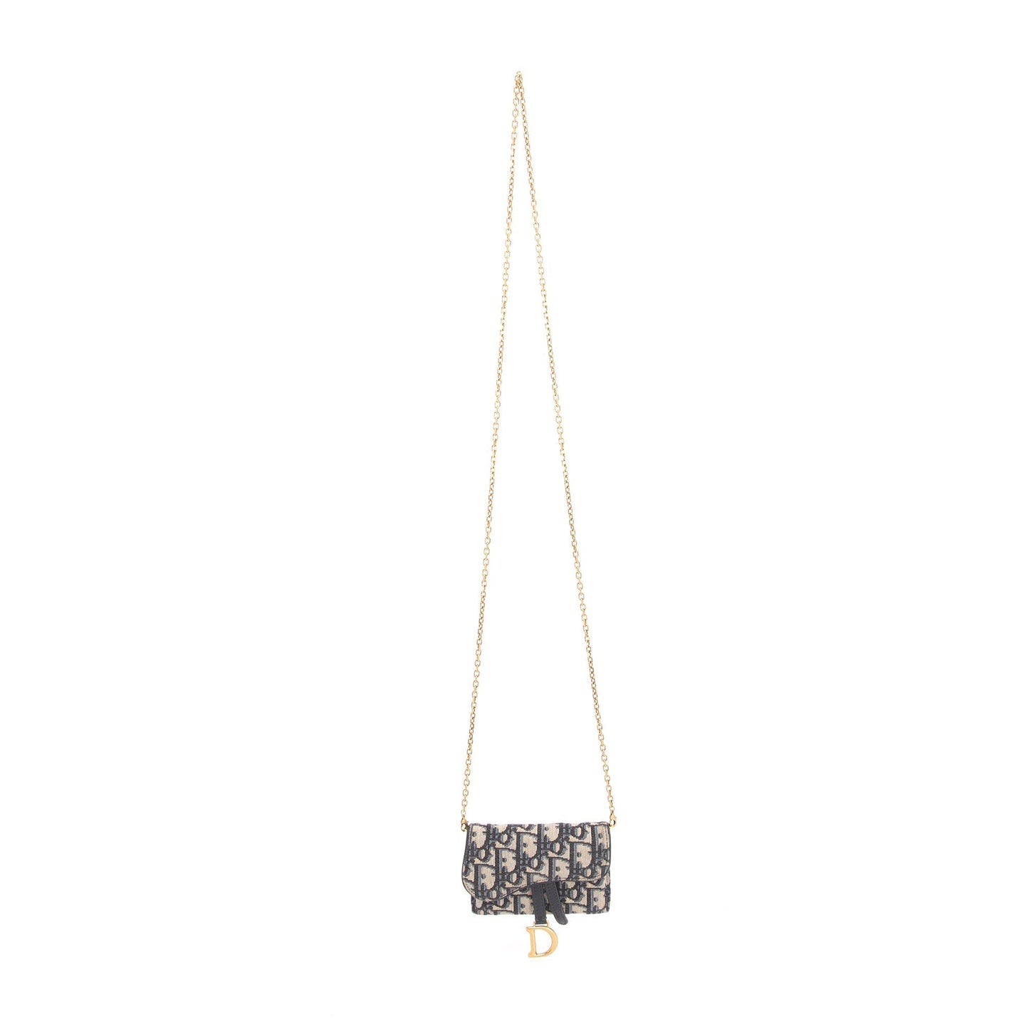 Christian Dior Nano Saddle Chain Pouch