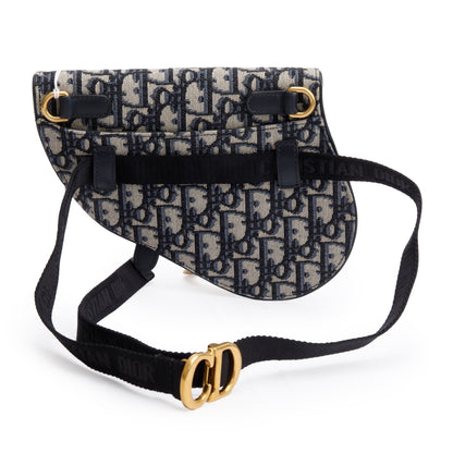 Christian Dior Oblique Saddle Belt Pouch