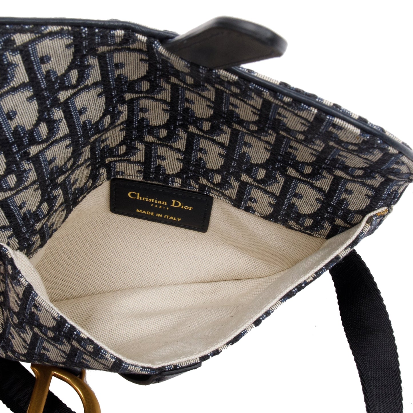 Christian Dior Oblique Saddle Belt Pouch