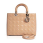 Christian Dior Patent Large Lady Dior Bag