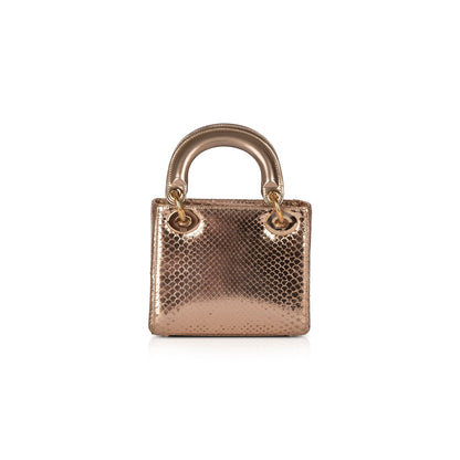 Christian Dior Python Mini Lady Dior Bag