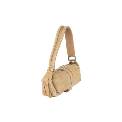 Christian Dior Remove Before Flight Shearling Bag