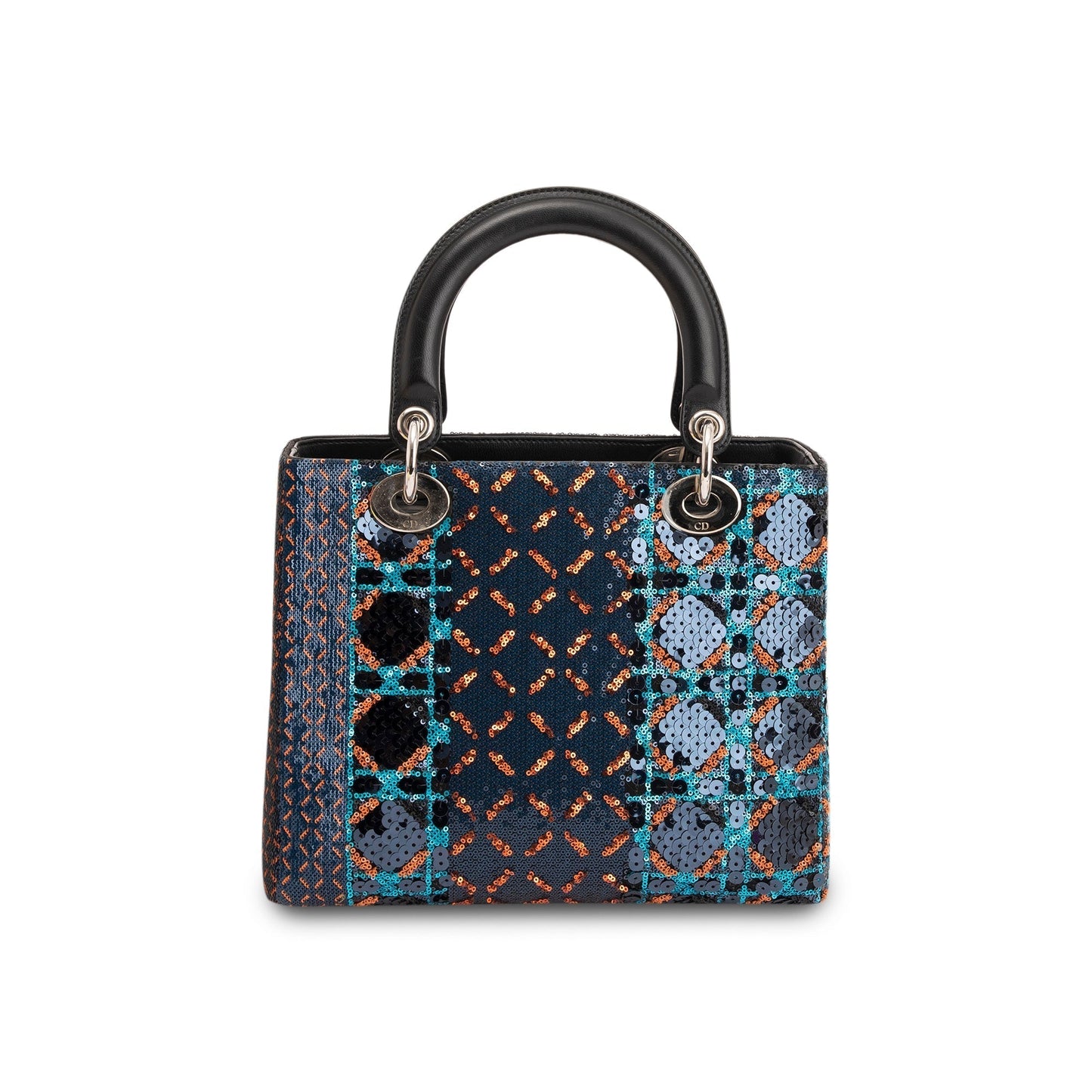 Christian Dior Sequin Medium Lady Dior Bag