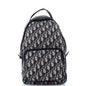 CHRISTIAN DIOR ZIP AROUND CANVAS BLUE OBLIQUE SLING BACKPACK
