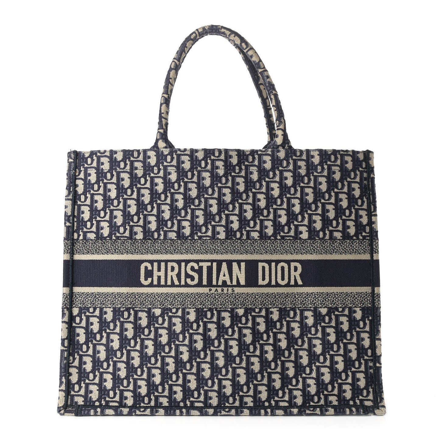 CHRISTIAN DIOR LARGE OBLIQUE BOOK TOTE BAG