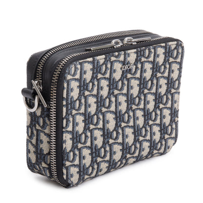Christion Dior 2024 Oblique Jacquard Zipped Pouch