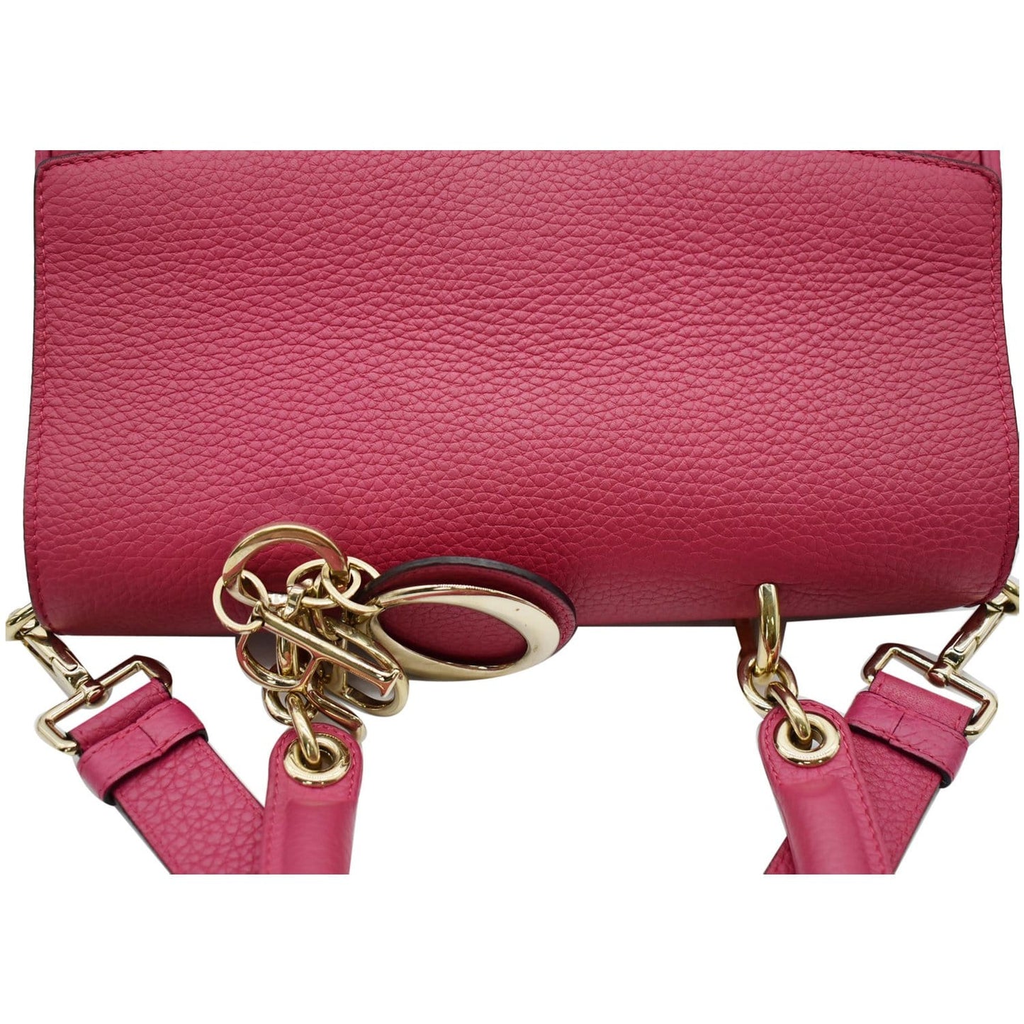 CHRISTIAN DIOR Be Dior Leather Flap Shoulder Bag Pink - 10% OFF