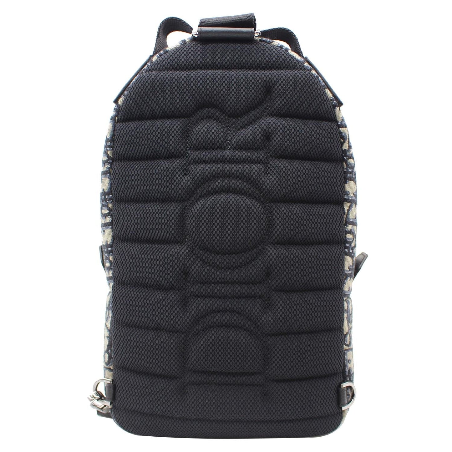 CHRISTIAN DIOR Minin Rider Oblique Jacquard Backpack Beige