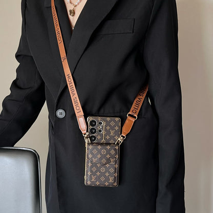 Crossbody LV Style Samsung Galaxy Phone Case