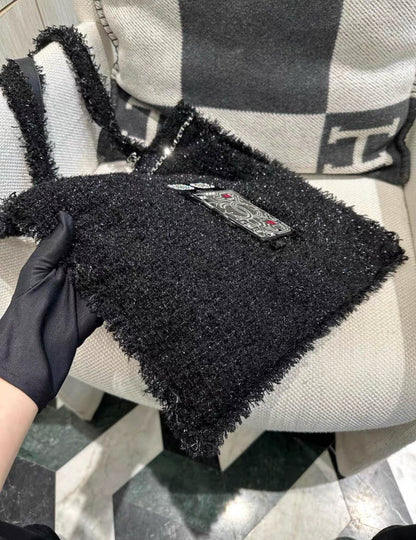 Chanel Spring 2017 Shopping In Fabrics Robot Tote Bag