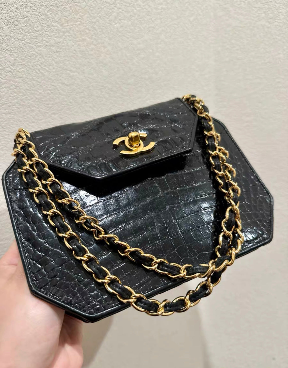 Chanel Timeless Lambskin Gold Shoulder Bag