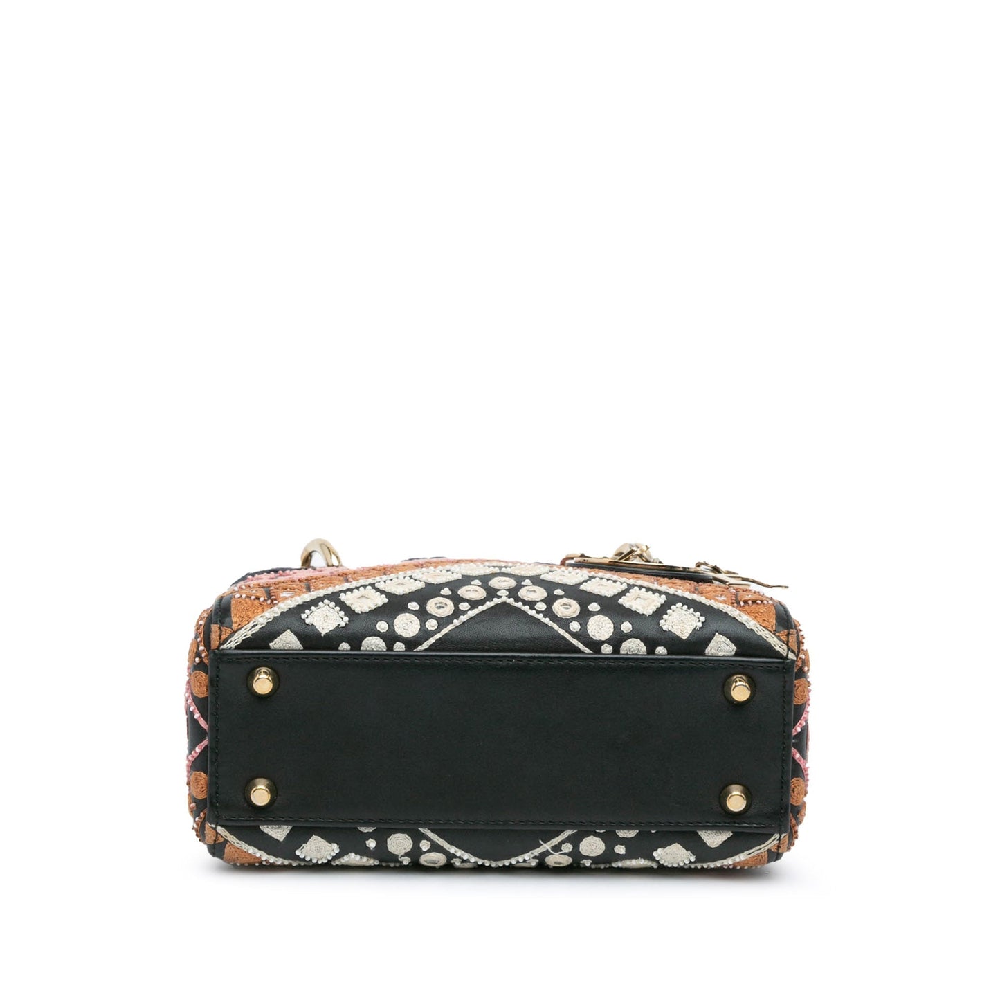 Dior Lady Dior Leather Mini Shoulder Bag