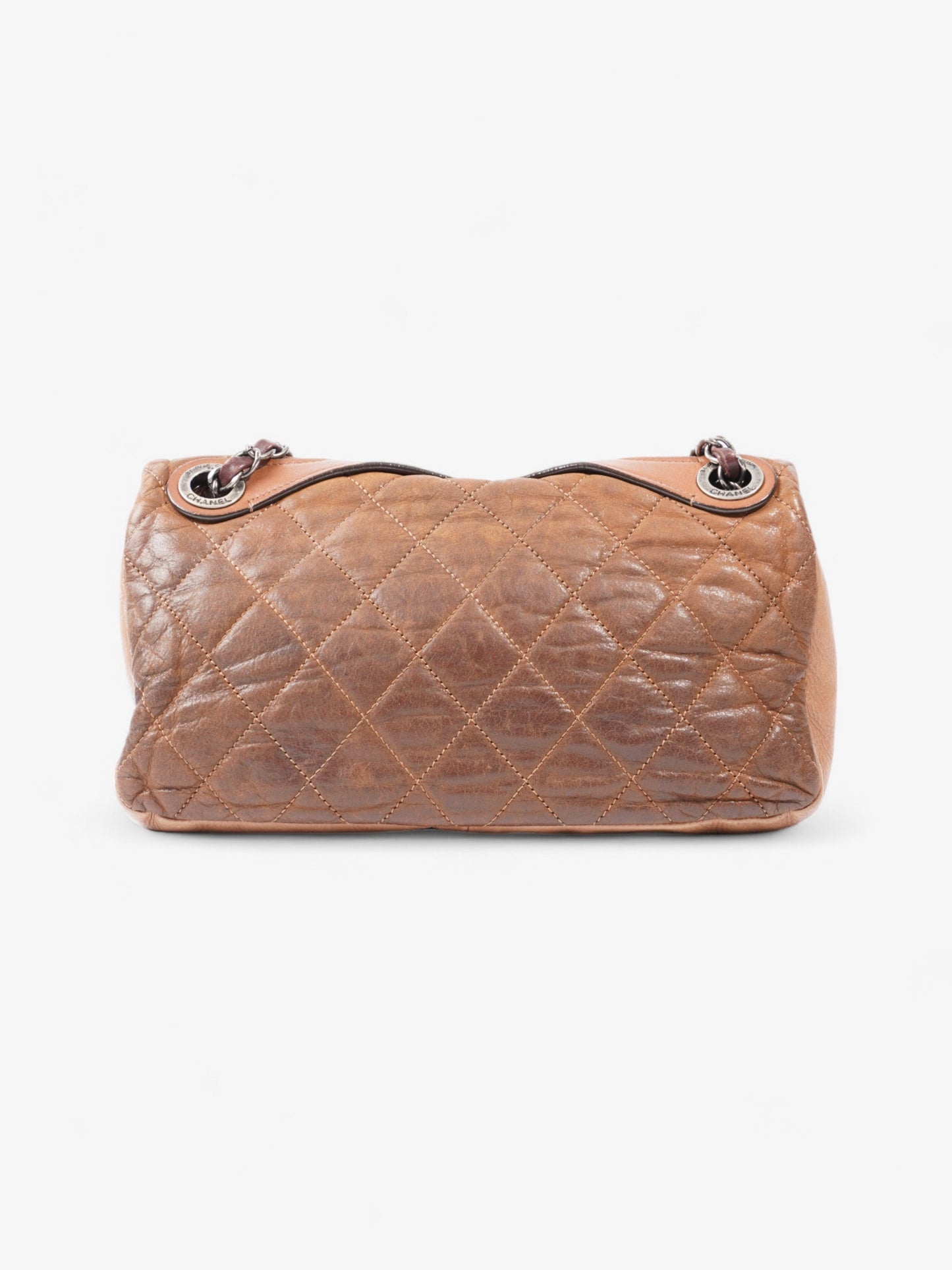 Chanel In The Mix Flap Brown Calfskin Leather Medium