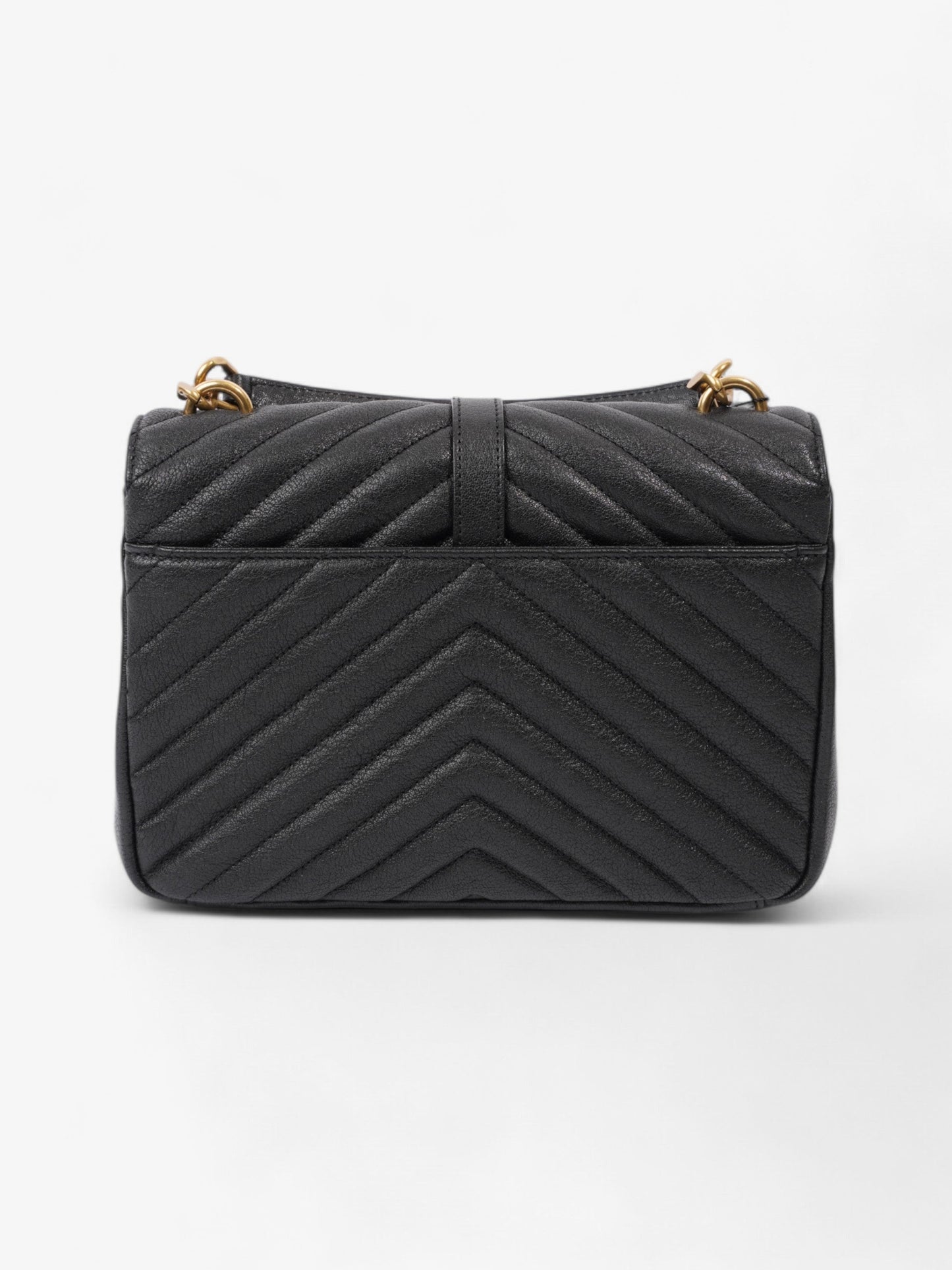 Saint Laurent College Leather Black Shoulder Bag Style 5